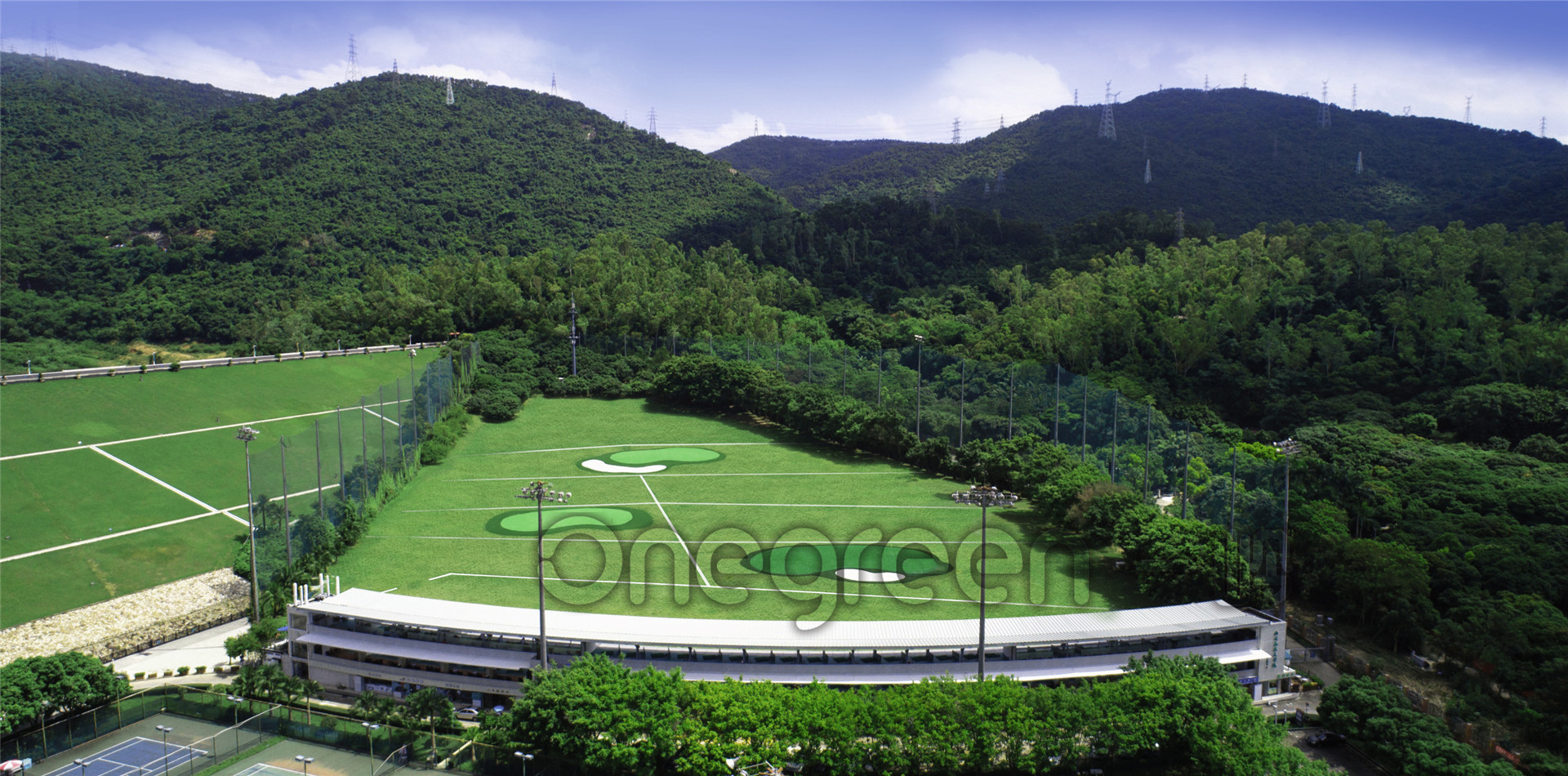 Golf club driving range of Shenzhen Merlin Sports Center