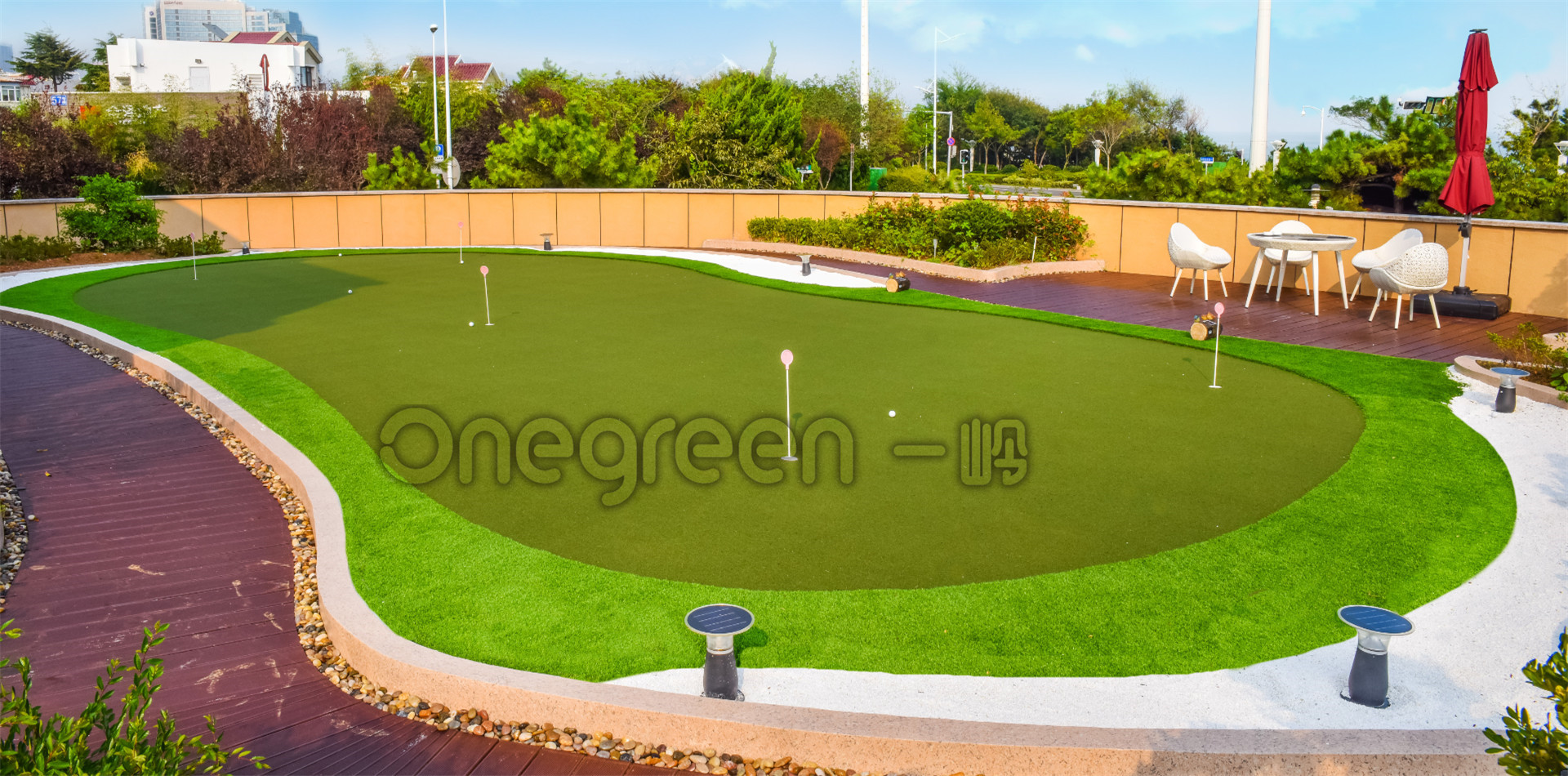 青島別墅樓頂果嶺