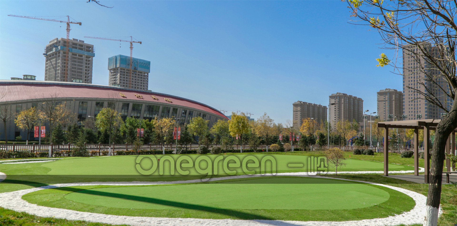 山西體育中心人造果嶺