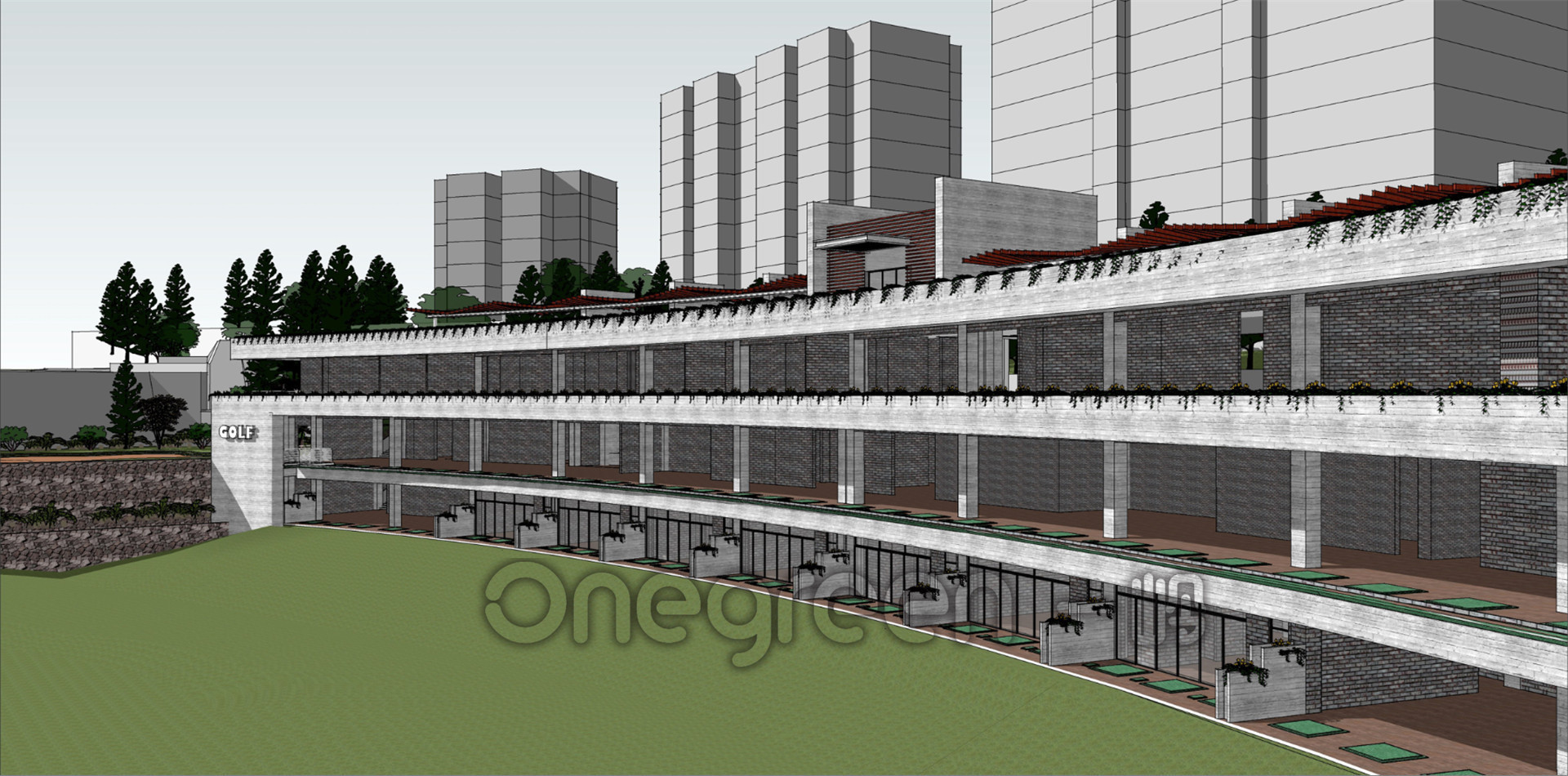 Shenzhen Merchants Real Estate Shekou Golf Driving Range Design