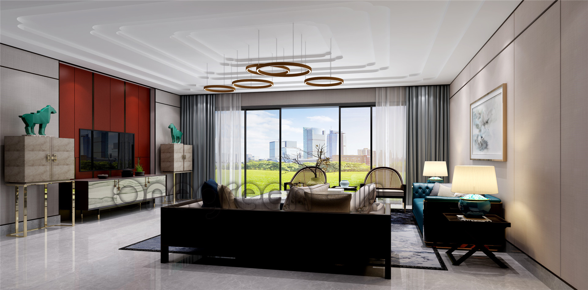 Luhu Lake Golf Driving Range in Guangzhou, Guangdong Province