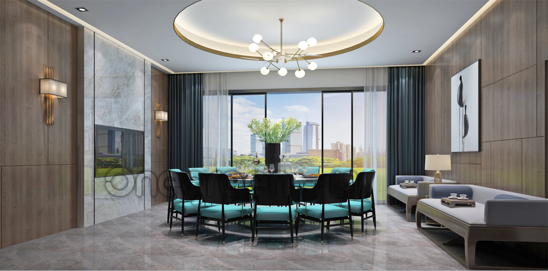 Luhu Lake Golf Driving Range in Guangzhou, Guangdong Province